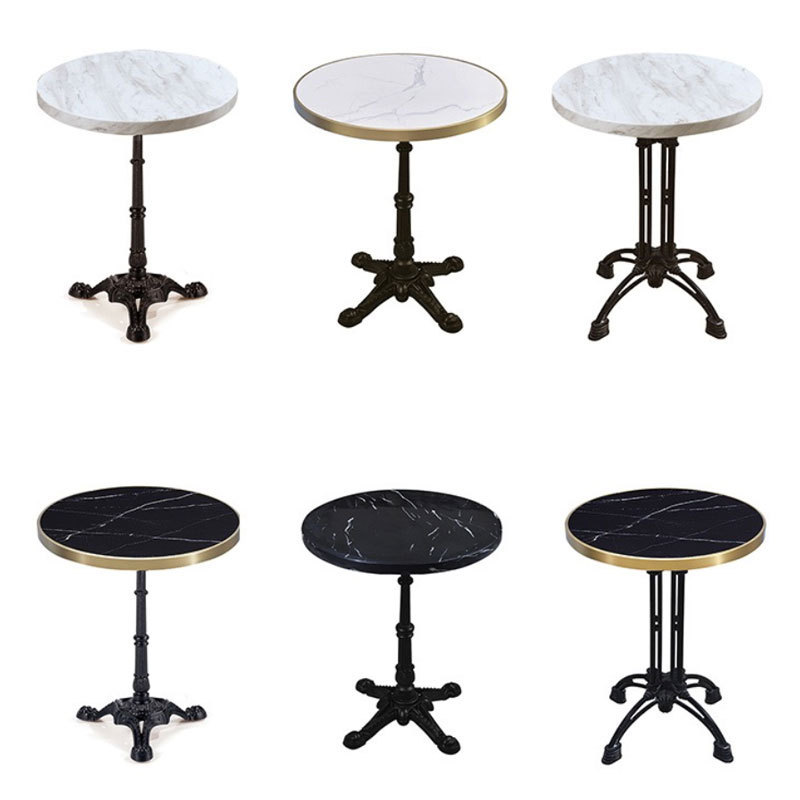 Wholesale Indoor Outdoor Dining Tables Round Marble Coffee Bistro Garden Table And Chairs