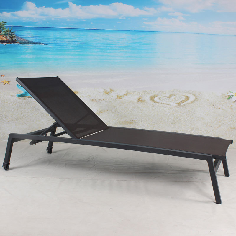 Swimming pool chaise leisure beach daybed aluminum outdoor furniture sun lounge chair