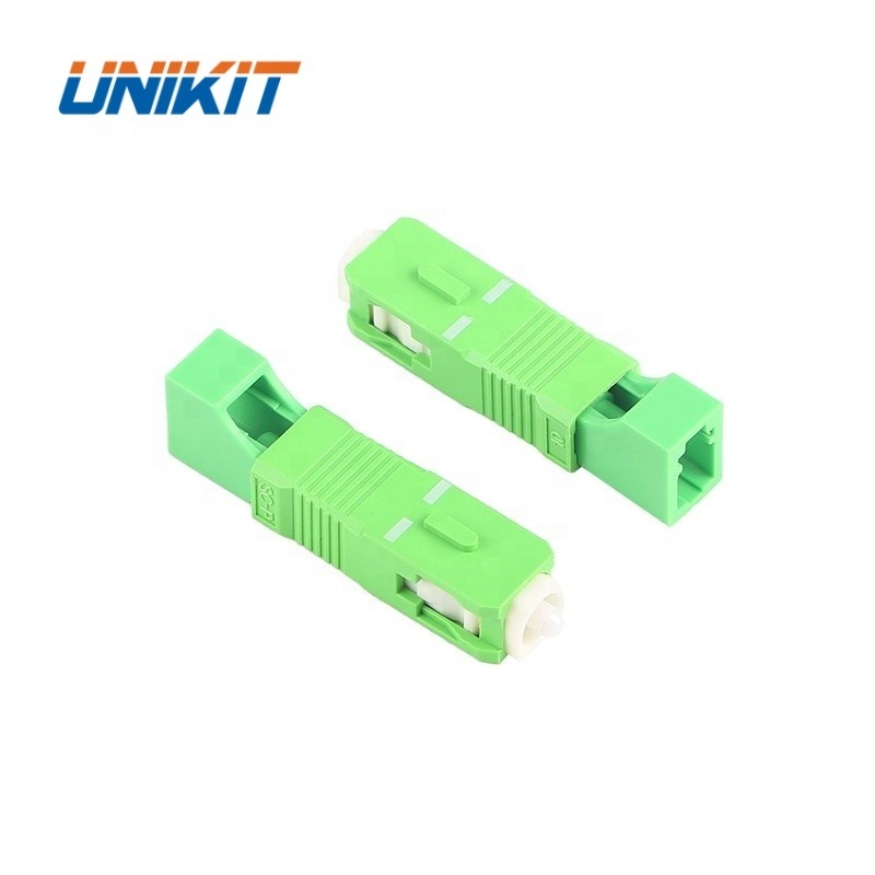 Attractive Price SC/APC-LC/APC Fiber Optic Connector 9/125 Singlemode MM Simplex LC Female to SC Male Hybrid Fiber Optic Adapter