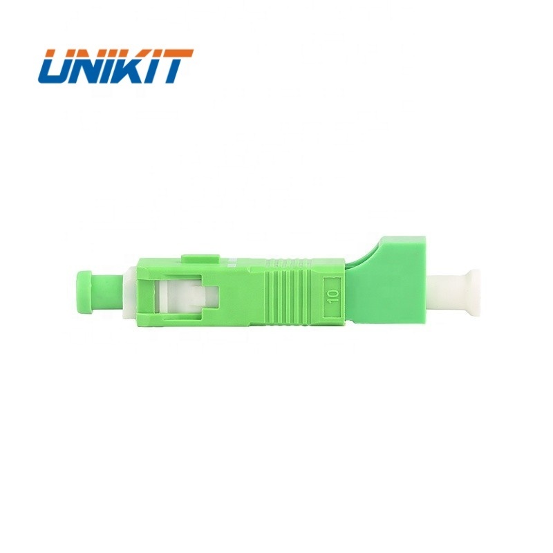 Attractive Price SC/APC-LC/APC Fiber Optic Connector 9/125 Singlemode MM Simplex LC Female to SC Male Hybrid Fiber Optic Adapter