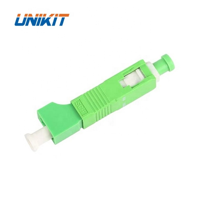 Attractive Price SC/APC-LC/APC Fiber Optic Connector 9/125 Singlemode MM Simplex LC Female to SC Male Hybrid Fiber Optic Adapter