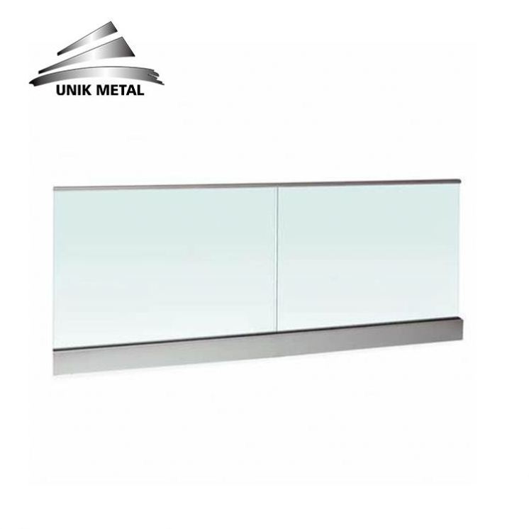 Glass Fixing Stainless Steel 304 316  Balustrade Garde Corps Balcony Aluminium Base Plate Covers