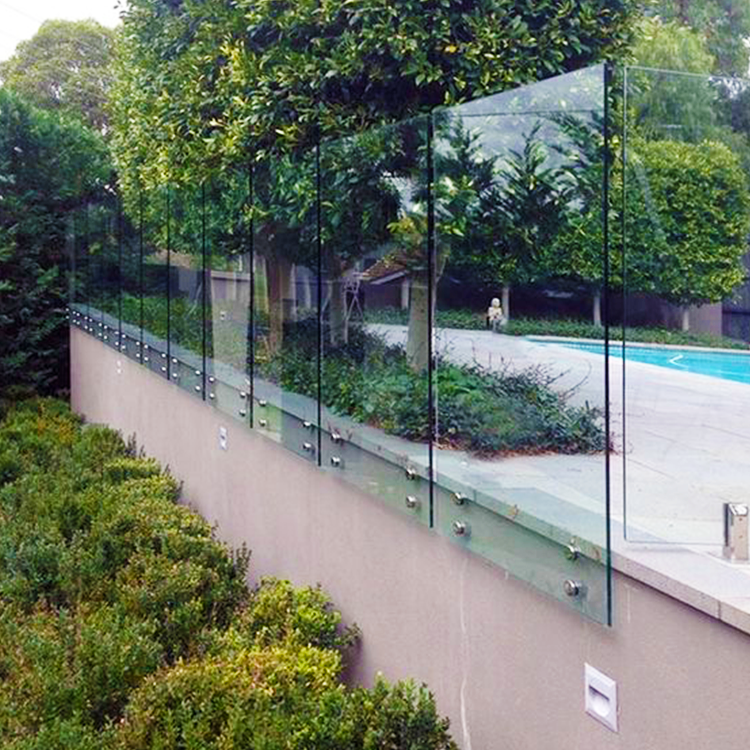 304 316 2205 outdoor inox stainless steel temporary frameless glass swimming barrier pool fence