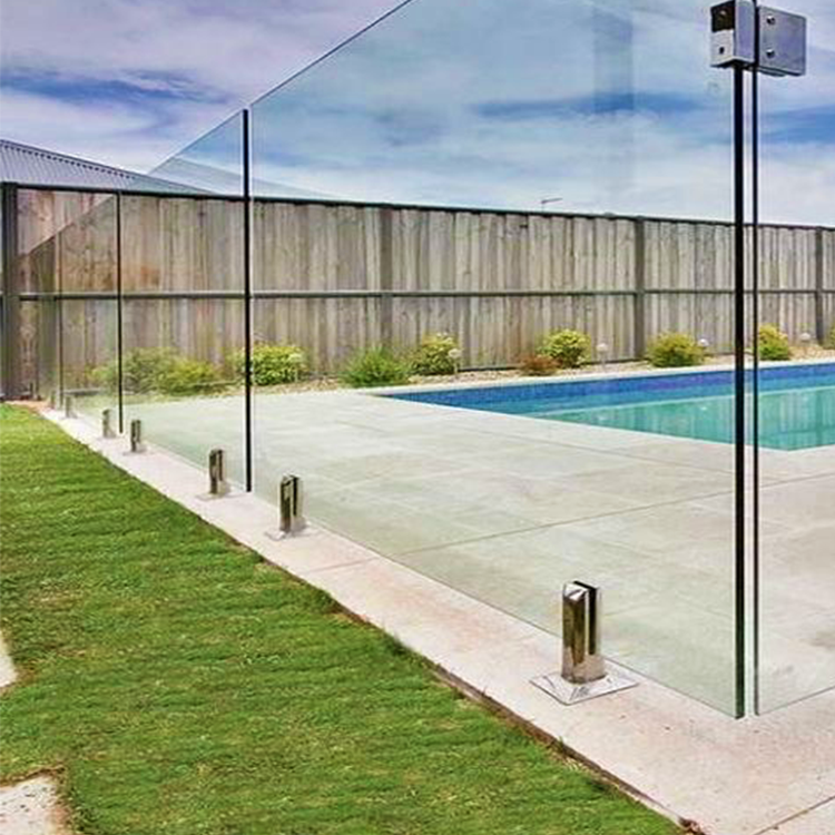 304 316 2205 outdoor inox stainless steel temporary frameless glass swimming barrier pool fence