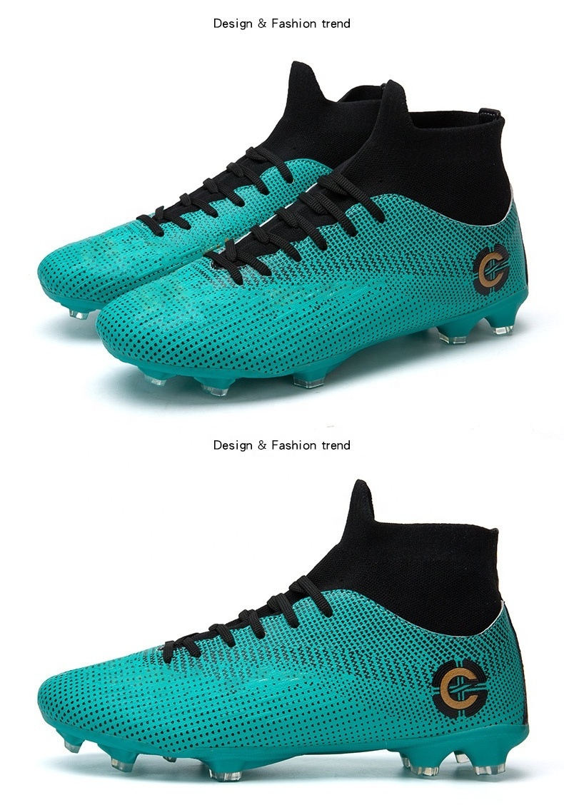 Customize Oem Your Own Cheap Football Cleats Custom Rugby Boots Ag Mens Outdoor Soccer Shoes