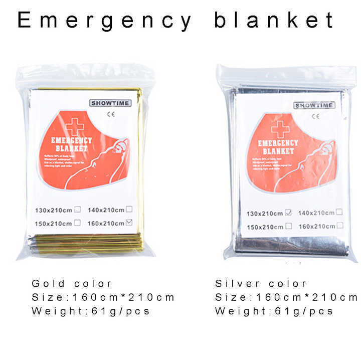 2023 UEM Low Price Outdoor Camping Emergency Mylar Blanket Rescue Space Foil Emergency Blanket Thermal Survival Blanket