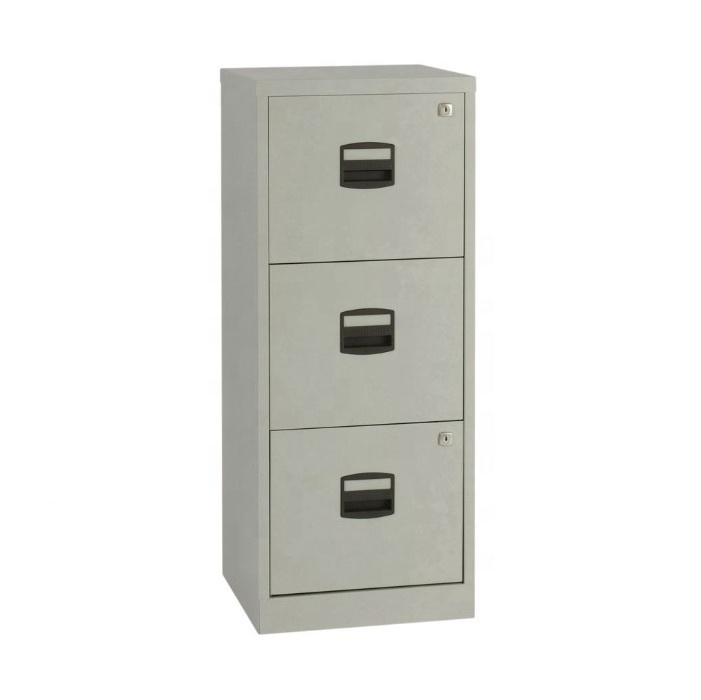 SOHO vertical A4 filing cabinet steel lockable 2 drawer organizer