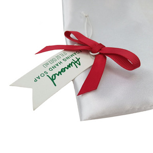 Pre Tie Satin Elastic Ribbons and Bows for Gift Box, Xmas Tree and Wedding Invitation