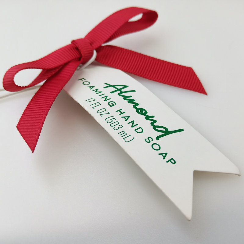 Pre Tie Satin Elastic Ribbons and Bows for Gift Box, Xmas Tree and Wedding Invitation