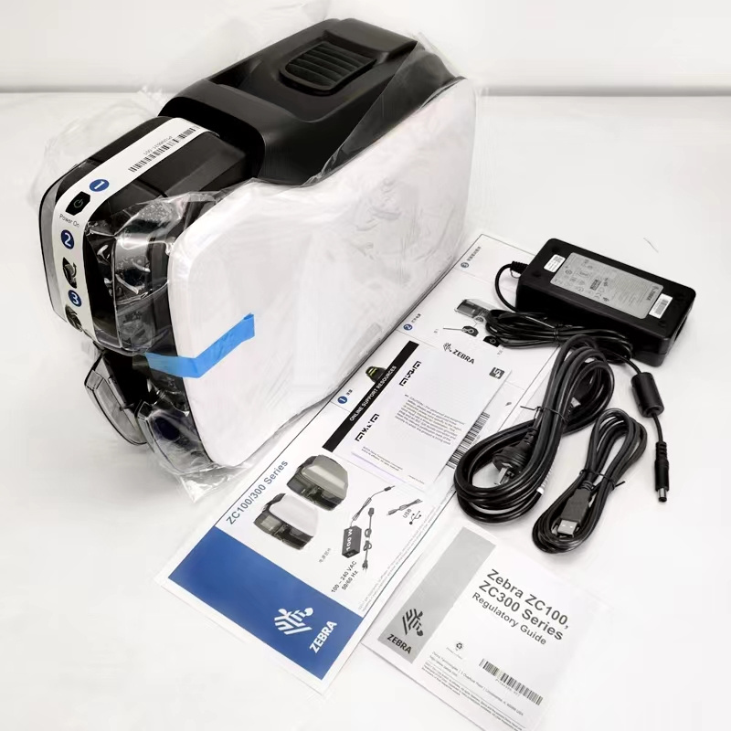 zebra zc100 ID Card Printer 300DPI PVC ID card printer direct print