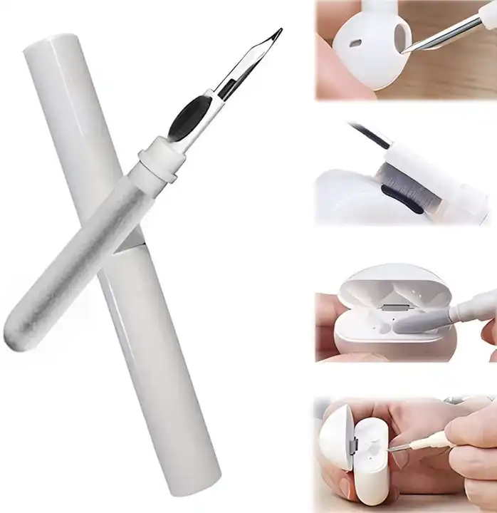 3 In 1 Multifunctional Wireless Earbuds Phone Cleaning Pen Brush Tool Earphone Cleaning Pen For Airpods Cleaning Kit