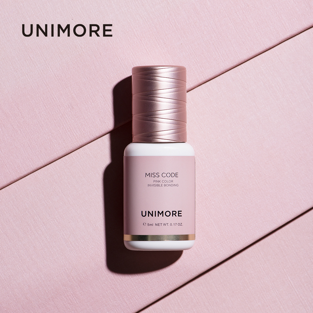 Unimore Korea hot oem high quality eyelash volume strip glue private label vegan cruelty free strong hold eyelash extension glue