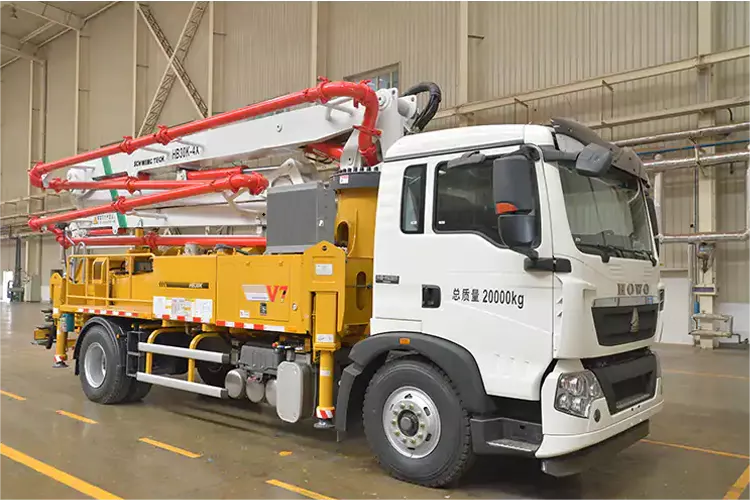 second-hand 30m concrete pump truck best price for sale