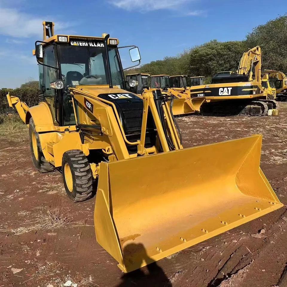 Caterpillar top-quality CAT420F used CAT420F large wheel backhoe loaders construction backhoe 90% New construction building