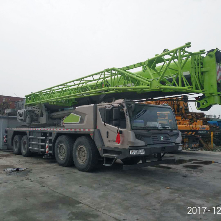 Large-Sized 80 Tons l Truck Crane ZTC800V552 Hydraulic telescoping towable trailer crane