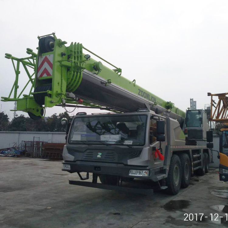 Large-Sized 80 Tons l Truck Crane ZTC800V552 Hydraulic telescoping towable trailer crane