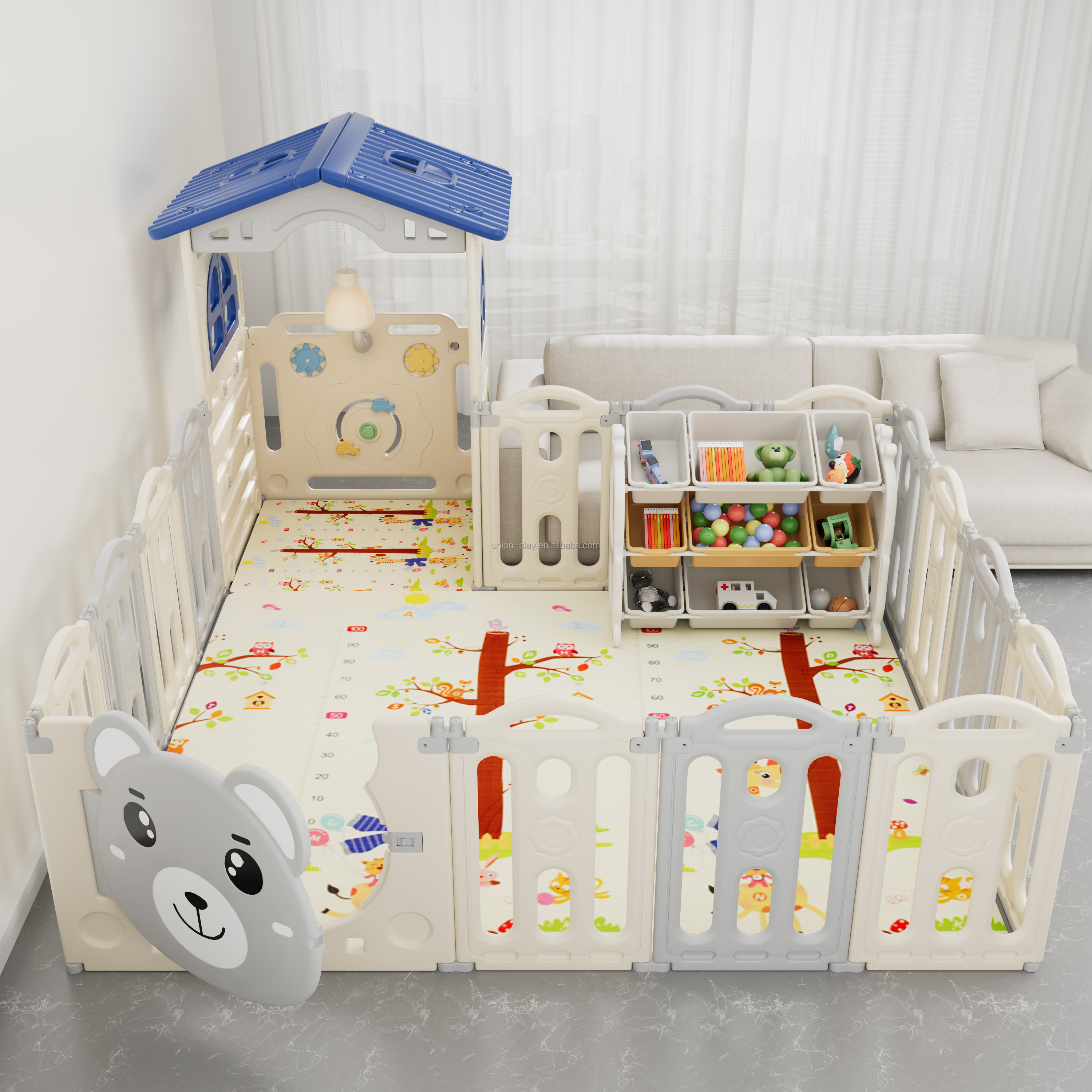 Indoor Playground Children Play Fences Colorful Baby Safety Playpen for Sale