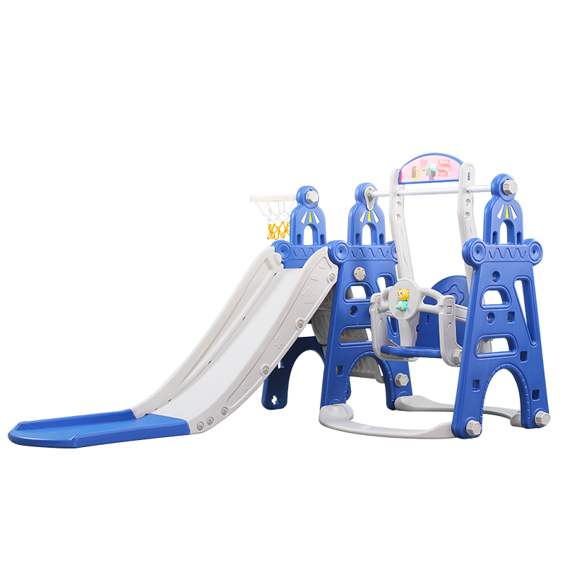 Plastic Slide Swing For Kids Indoor Small Slide Children's Plastic Sliding Toys Blowing