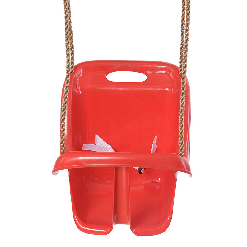 OutdoorPlastic Single Swing Seat with Rope