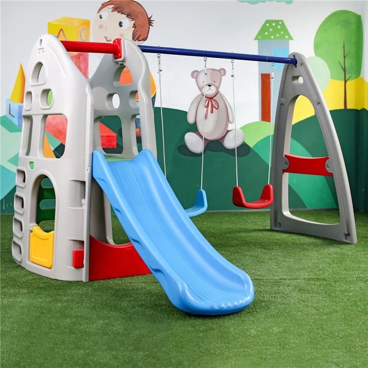 Small kids garden indoor playhouses/colorful plastic playhouse /outdoor children slide toys playground