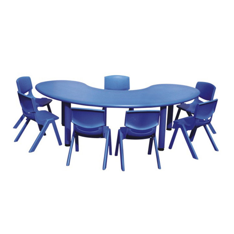 Kindergarten furniture kids plastic table and chair set study desk homework table learning desk for kindergarten