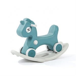 New plastic rocking horse rider toys for kids