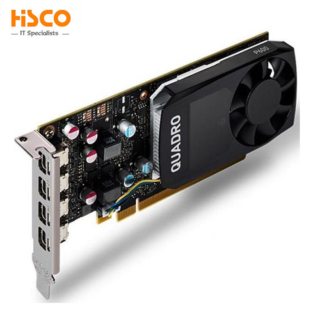 Quadro P600 - Graphics card - Quadro P600 - 2 GB GDDR5 - PCIe 3.0 x16 low profile - 4 x Mini DisplayPort - retail