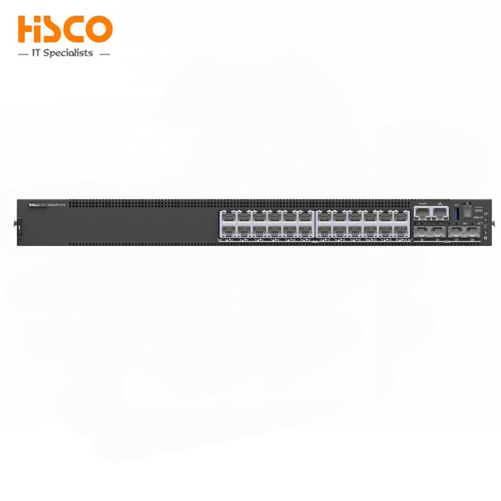 Refurbished and New Original N3248TE-ON For Dell Switch 1U 48 x ports 1GBASE-T RJ45 + 4 x ports 10G SFP+ 2 x ports 100G QSFP28