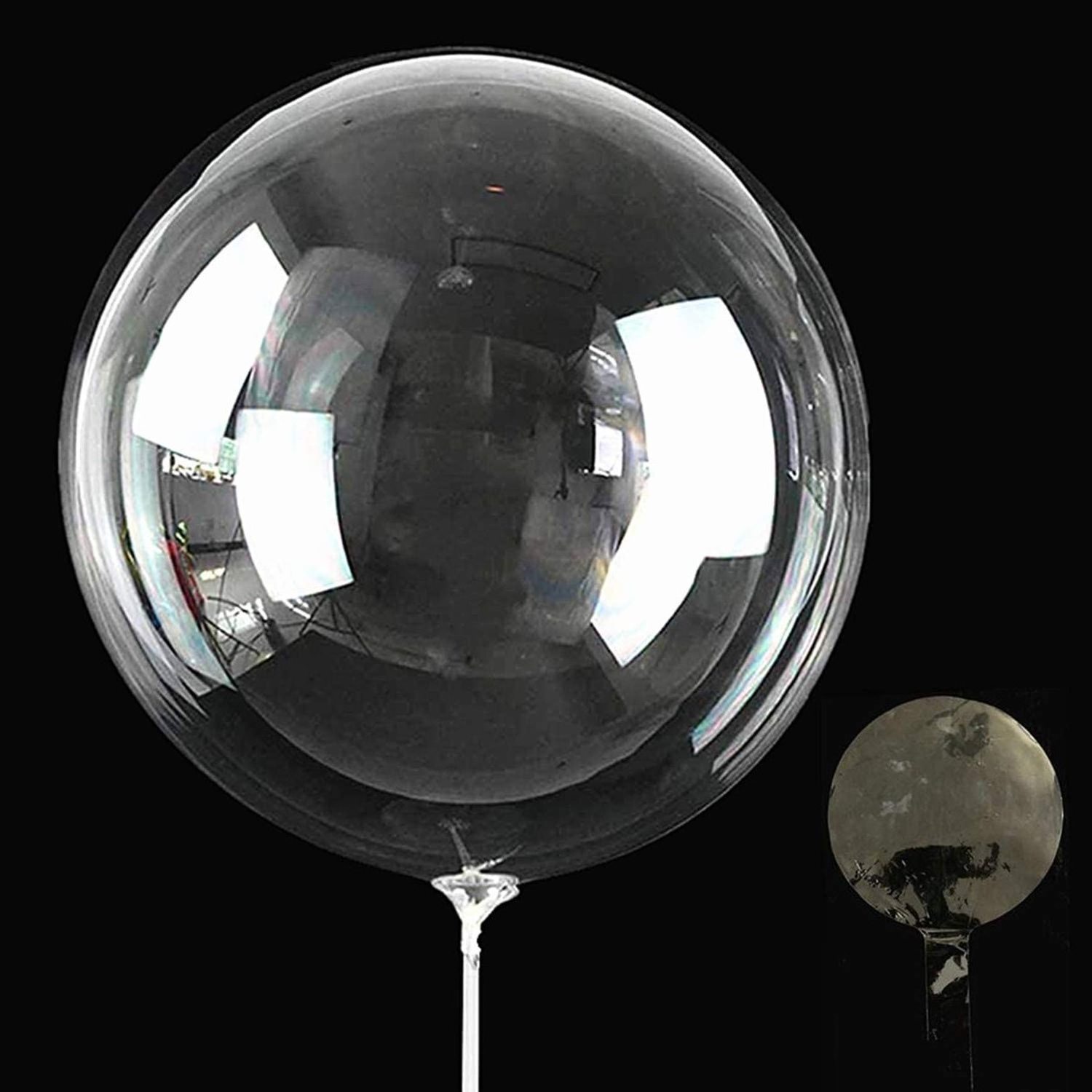 Wholesale Clear Transparent Balloons Big Wide Mouth Bubble Balloon BO BO Balloon For Birthday Party Supplies