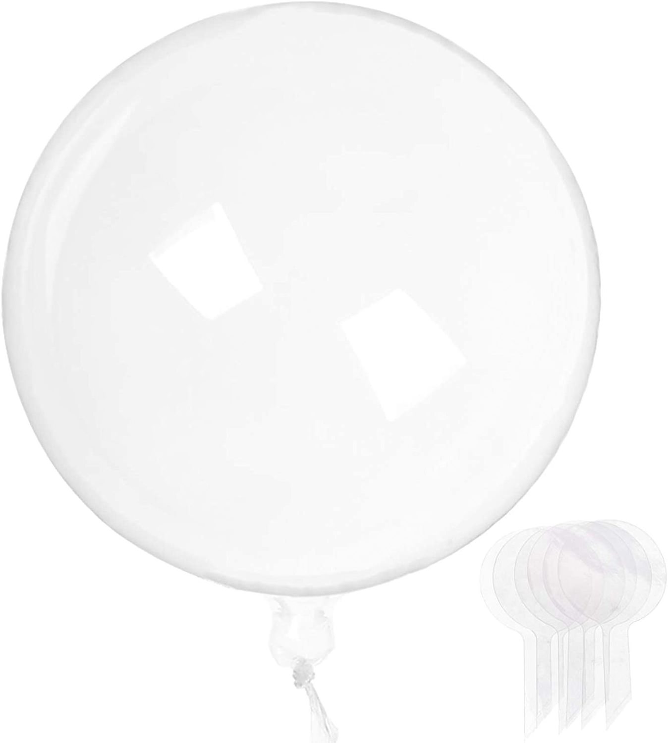 Wholesale Clear Transparent Balloons Big Wide Mouth Bubble Balloon BO BO Balloon For Birthday Party Supplies