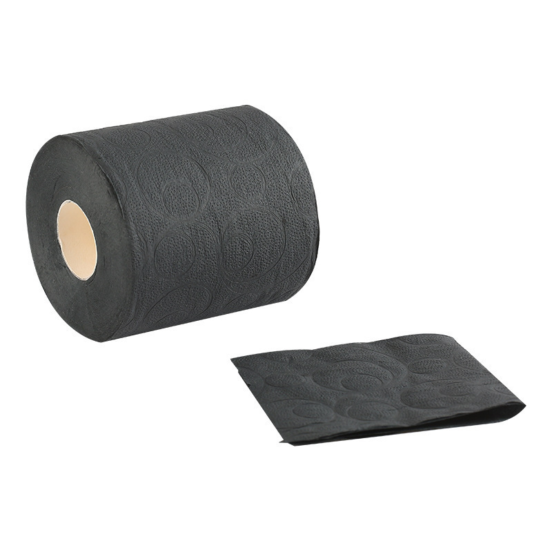 Hot-Sale black toilet paper 2 ply toilet tissue paper rolls