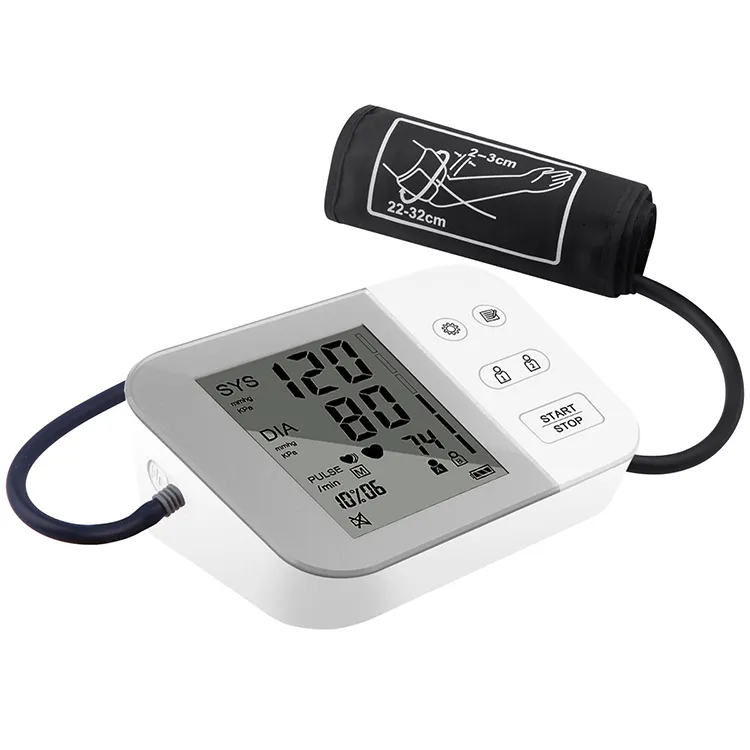 Professional Automatic upper arm blood pressure monitor medical Sphygmomanometer with BP Cuff