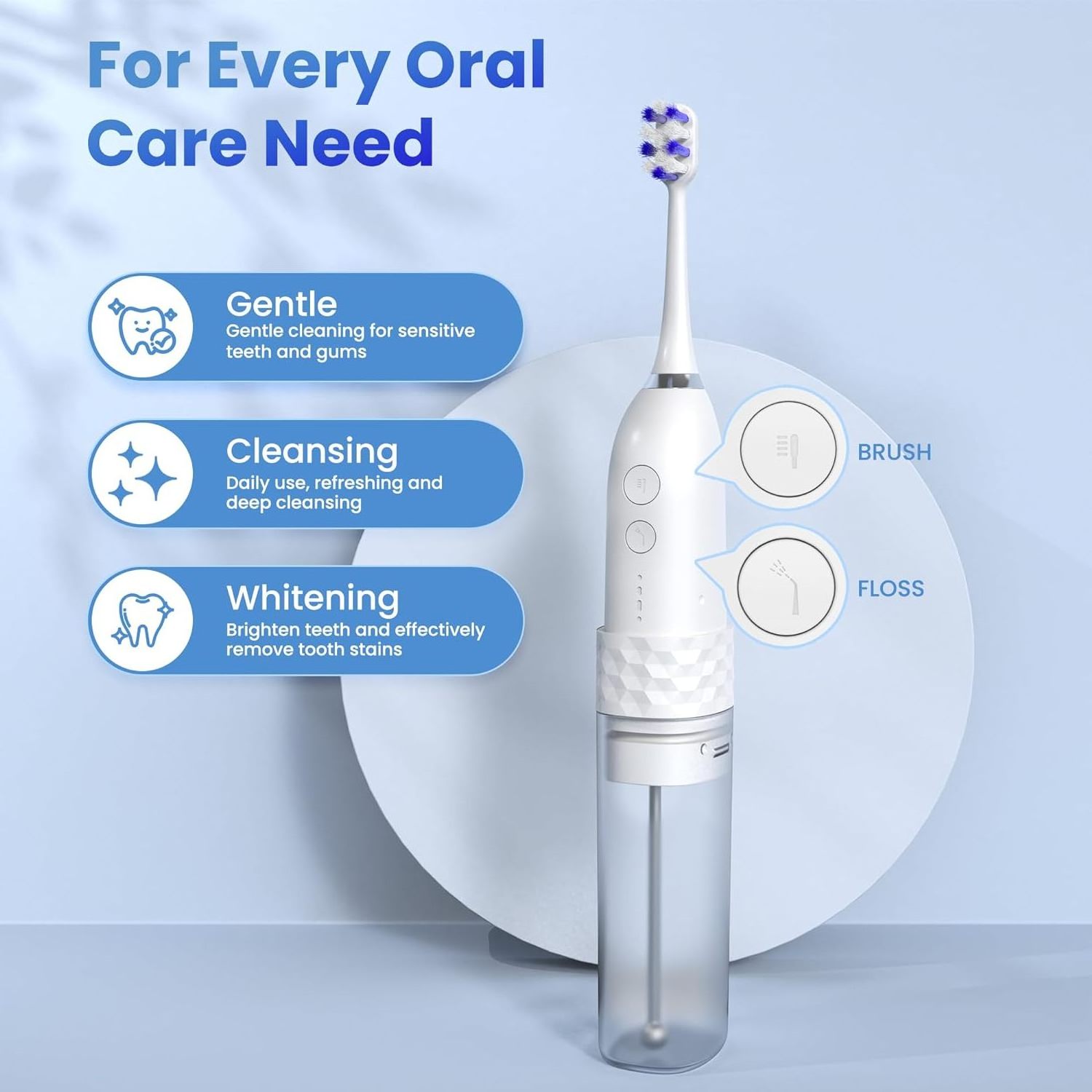 Professional OEM manufacturers mini Portable UV dental jets Oral lrrigator Electric Toothbrush & Water Flosser Combo