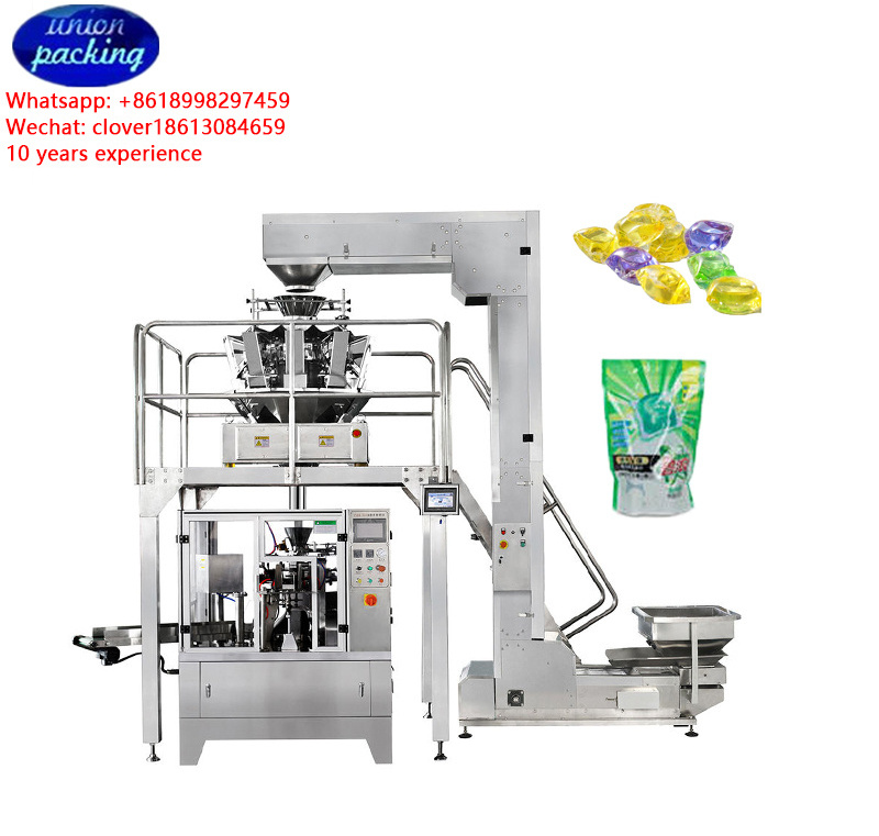 Snus Powder mini doypack Automatic Counting Cleaning clothes Laundry Beads Packing Machine Doypack Packaging Machine