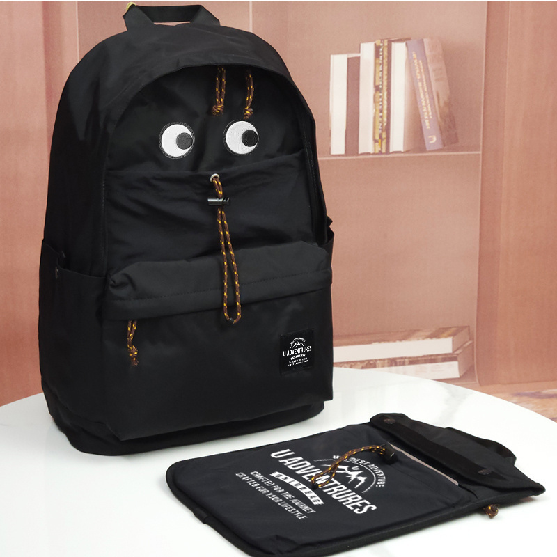 Casual Fashion Personalized Waterproof Student Backpack 2024 Rpet Backpack With Eyes