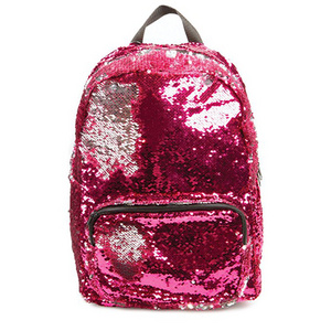 Magic Reversible Iridescent Black Mermaid Kids Sequin Backpack