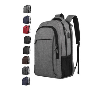 FREE SAMPLE solar laptop backpack canvas backpack charger laptop backpack