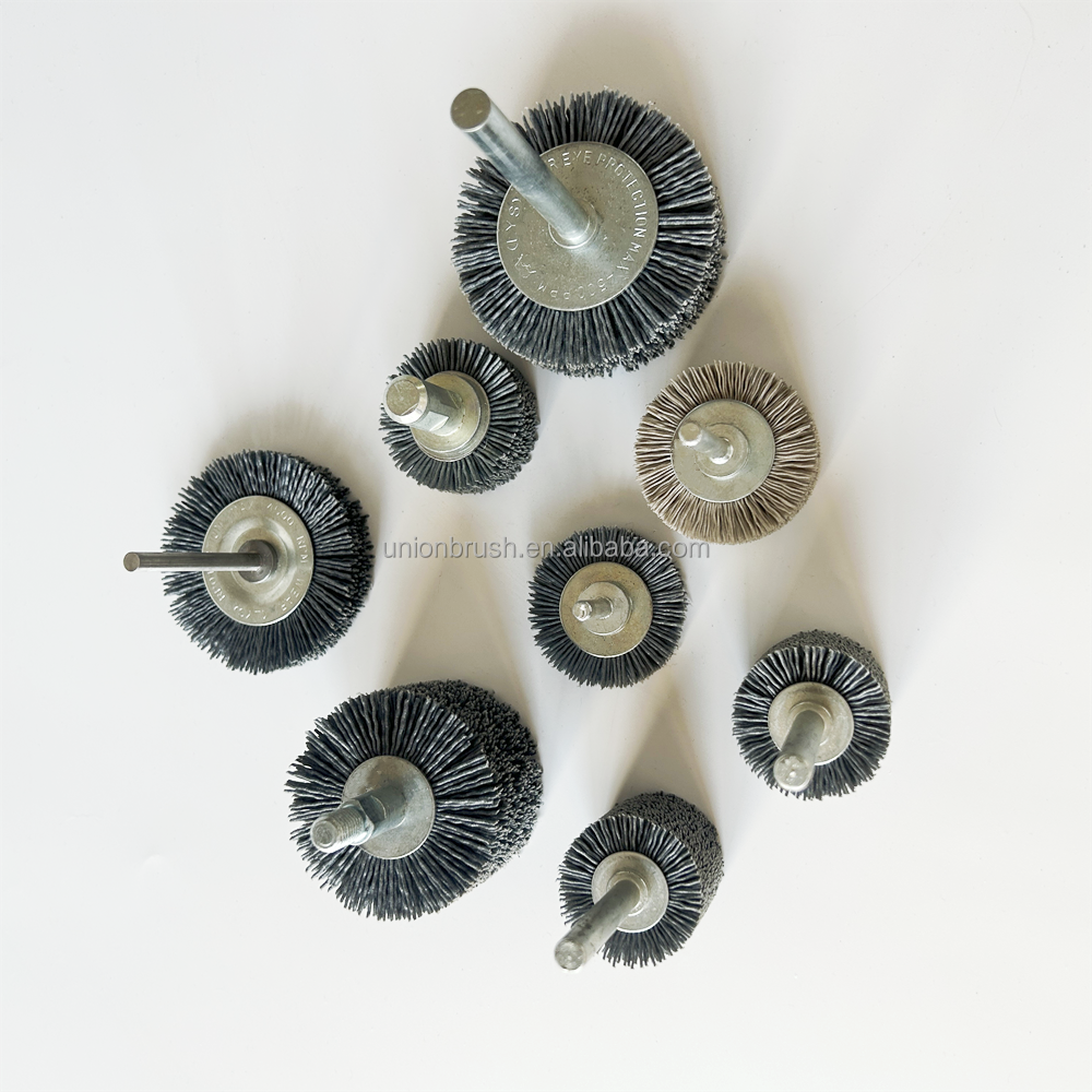 High Evaluation Abrasive Nylon Filaments Polishing Wheel brush With Shank