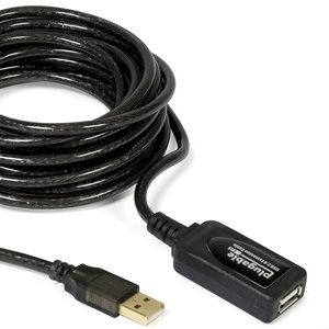 5 Meter (16 Foot) USB 2.0 Active Extension Cable Type A Male to A Female - Driverless