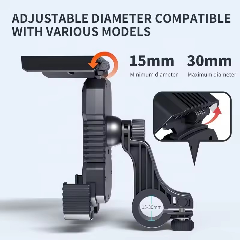 Cycling Bike Mobile Phone Holder Sun Shade Motorcycle Riding Bicycle Umbrella  Motorcycle Sunshade Phone Stand Support Bracket