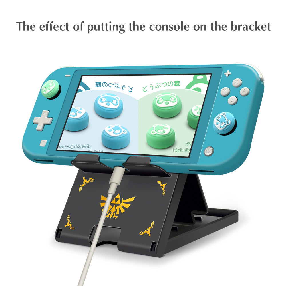 Stand for Animal Crossing Switch Holder Adjustable for Switch Lite Compact Portable Foldable Stand for Nintendo Accessories