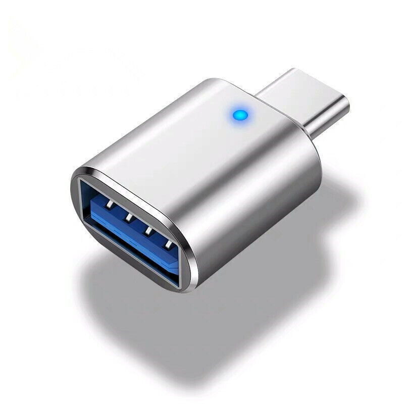 USB-C USB 3.1 Type C Male To USB 3.0 Female Data OTG Converter Adapter Light