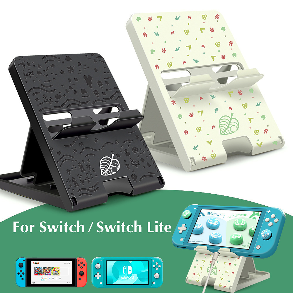 Stand for Animal Crossing Switch Holder Adjustable for Switch Lite Compact Portable Foldable Stand for Nintendo Accessories