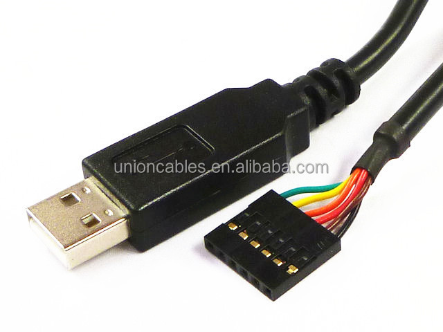 FTDI TTL-232R-5V cable, USB to TTL serial converter Cable