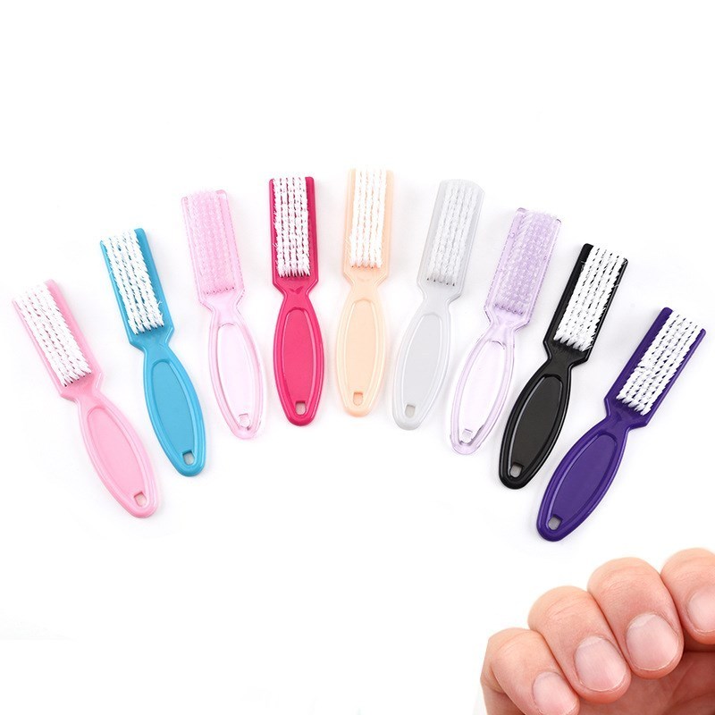 BEAUFLY Handle Grip Nail Brush Fingernail Scrub Cleaning Brushes for Toes and Nails Cleaner Pedicure Brushes for Men and Women