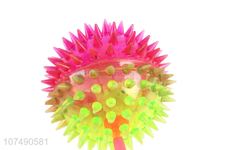 Pet Toy New design pet chew toy light up spiky ball dog interactive toys