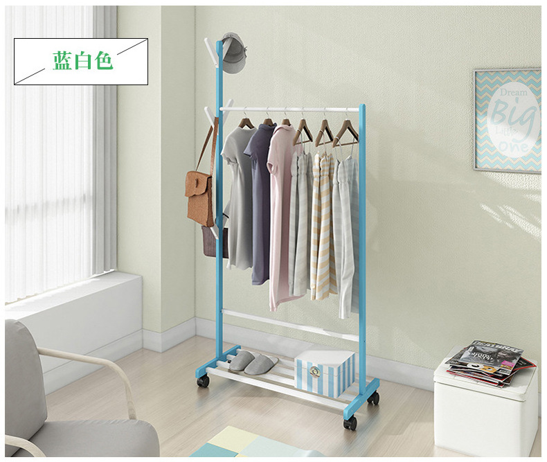 Customized clothes hanger stand for coat hat bags organizer furniture clothes rack for home hotel