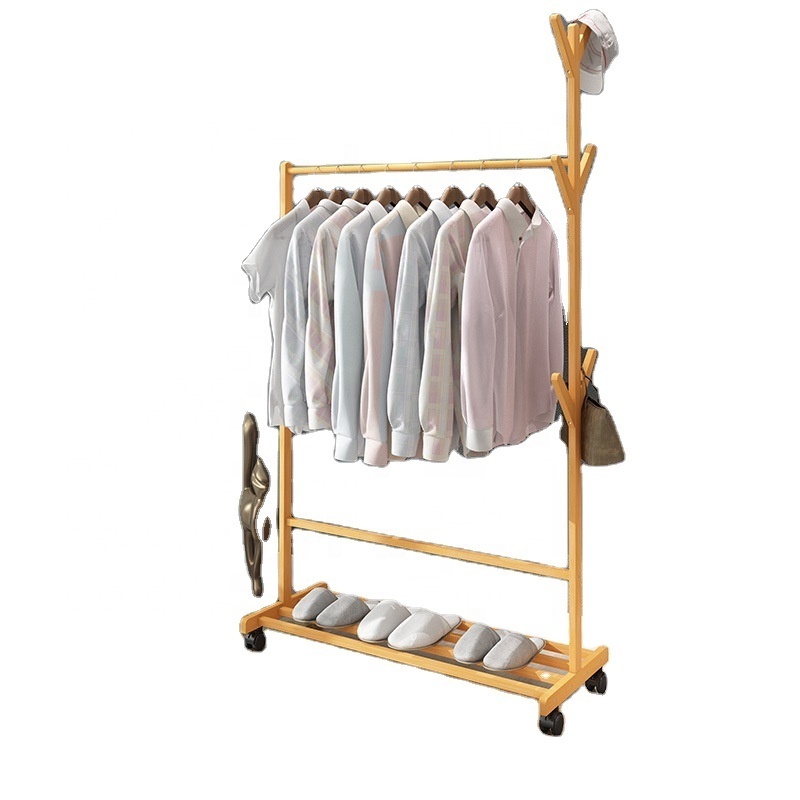 Customized clothes hanger stand for coat hat bags organizer furniture clothes rack for home hotel