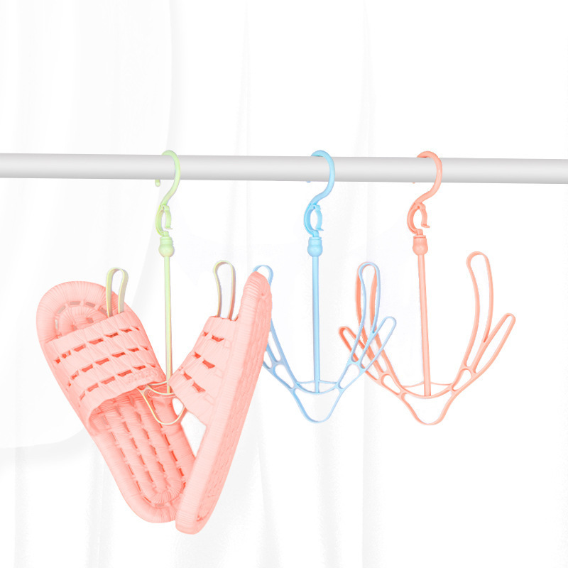 Double Hook Balcony Shoes Drying Rack Clothes Rack for Hanging Shoes drying rack hook