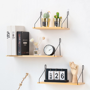 MDF Wall Mounted Bookshelf Home Storage & Organization Wall Deco Wood Floating Shelf